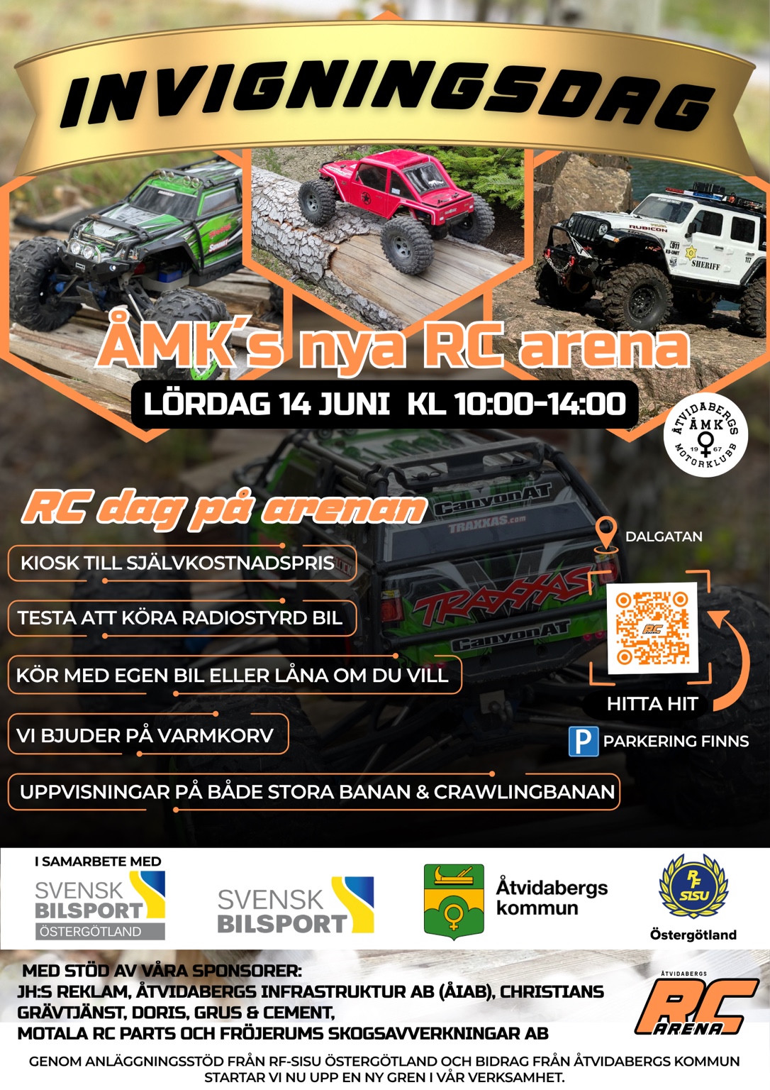 Invigningsaffisch ÅRCA